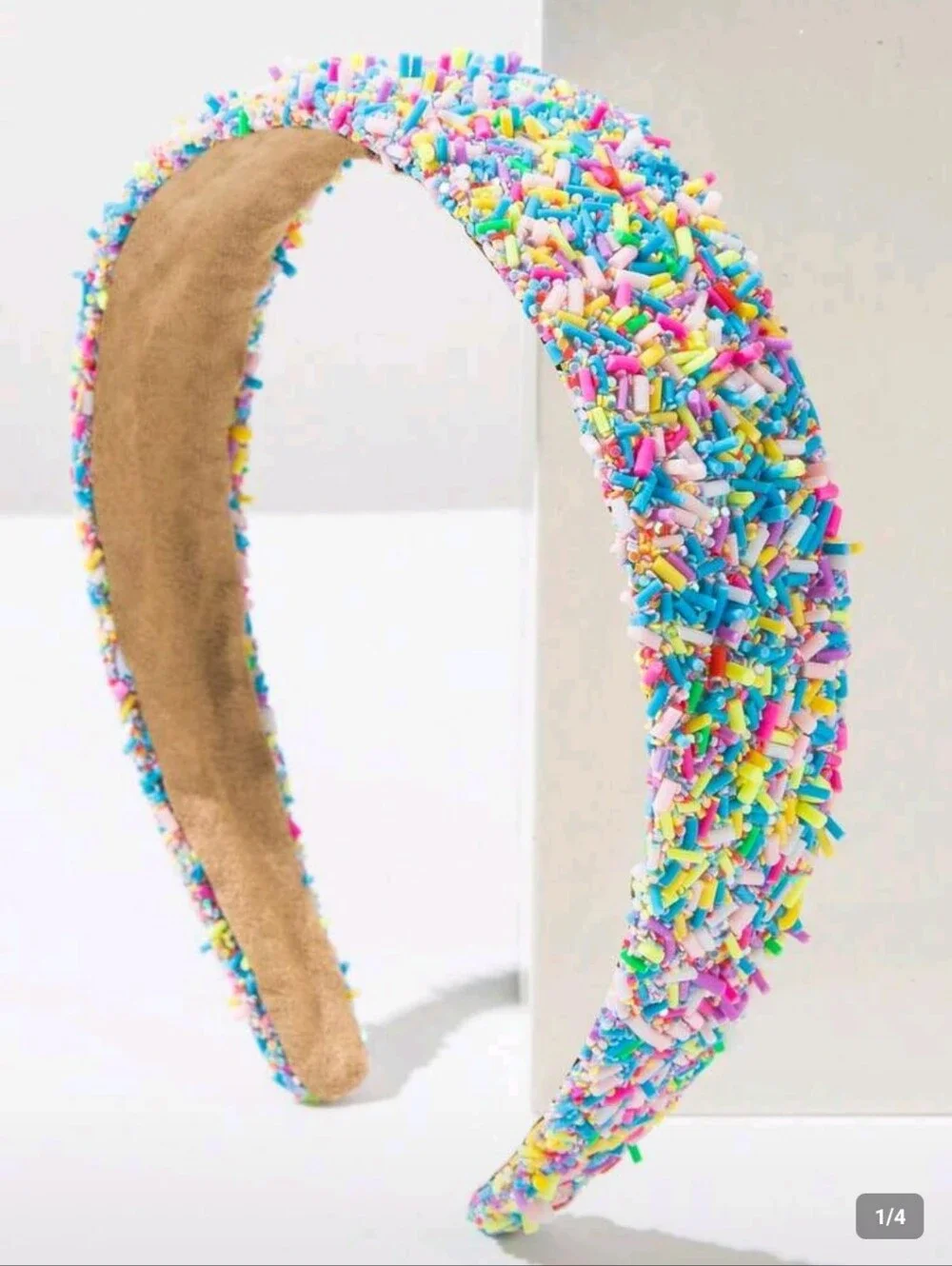 Blue Colorful Candy Sprinkle Headband